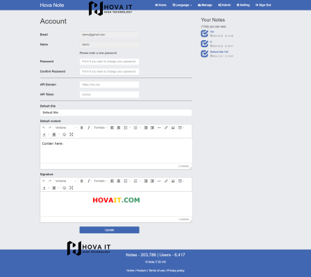 Hova Note Source Code Online Notepad Script 3 Hova Note - Source Code Online Notepad Script