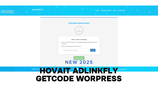 1220 sao chep Hova Verification Code Integration System between WordPress and AdLinkFly